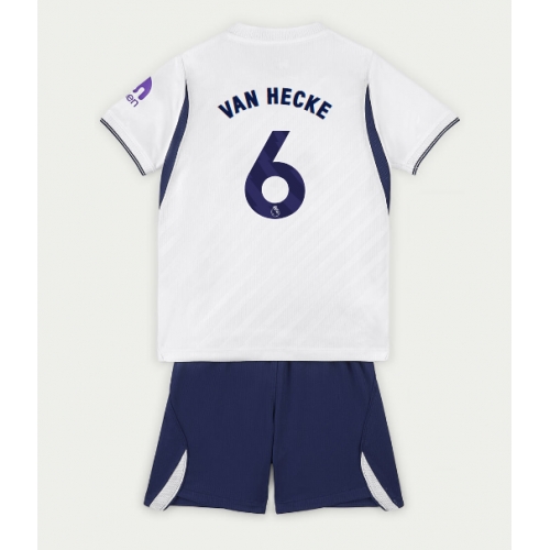 Tottenham Hotspur Jan Paul van Hecke #6 Maglia Gara Casa Repliche 2026-27 Bambino Maniche Corte Tottenham Hotspur Jan Paul van Hecke #6 Maglia Gara Casa Repliche 2026-27 Bambino Maniche Corte